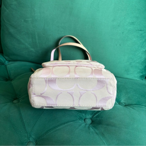 Y2K Coach Mini Leah Tote - Picture 7 of 8